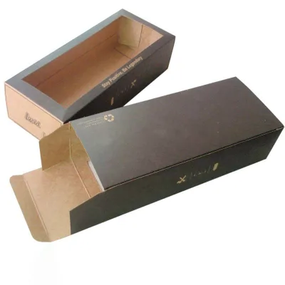 Recyclable Customized Sunglasses Box Kraft Packaging Paper with Glossy/Latte Lamination Embossing UV Coating-for Sunglasses