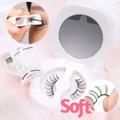 New Arrival Soft Magnetic Eyelashes Cruelty Free Clip in OEM Natural Long Magnetic Eye Lashes With Soft Magnet