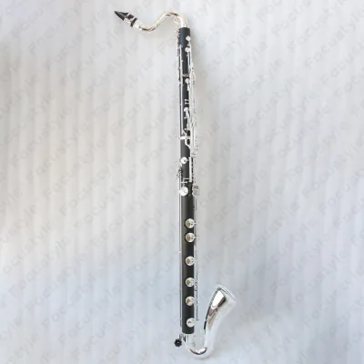Professional Bass Clarinet c Bakelite Body and Silver Plated Keys Bass Clarinet Low c Good Cost Performance Bass Clarinet