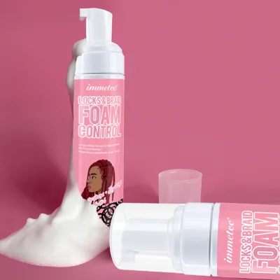 OEM/ODM Braid Mousse Extra Hold Private Label Moisturizing Hair Styling Mousse for Braids