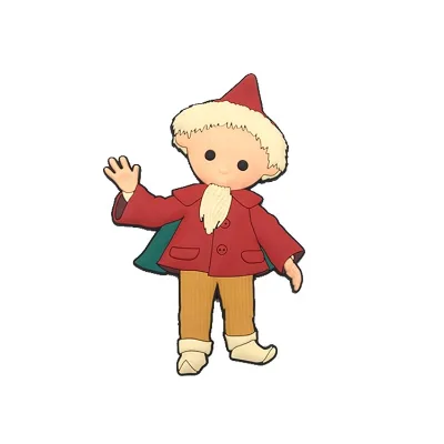 Wholesale Custom Refrigerator Magnet Santa Claus Rubber 3D Soft Pvc Souvenir Fridge Magnet