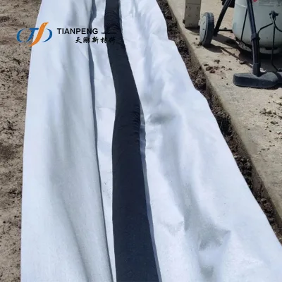 Needle Punched Nonwoven Geotextile Fabric 200g Geotech Fabric Short Fiber Terram 1000 Geotextile 4m Retaining Wall Fabric Price