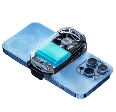 New arrival semiconductor cell phone radiator wireless built in battery design game live special cooling radiator