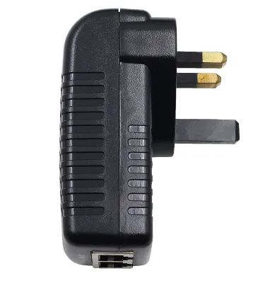 General UK  Plug POE Powered POL Power Over LAN IEEE802.3af 12v1A Poe Injector