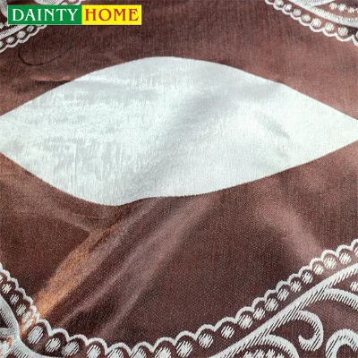 Factory Supply Middle East Style Classical Design Jacquard Fabric Sliding Curtain for Windows