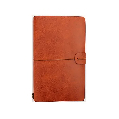 Creative Retro Travel Journal Softcover Strap Notebook with Leather Refillable Student Stationery Notebooks Gifts