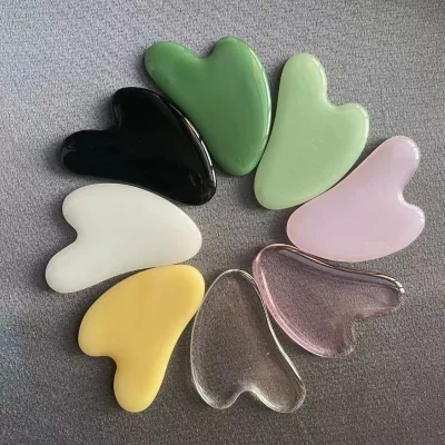 Jade-like Glass Gua Sha Board, Quick Gua Sha, Jade-like Gua Sha Sheet, Jade Gua Sha Board Wholesale Massage Board