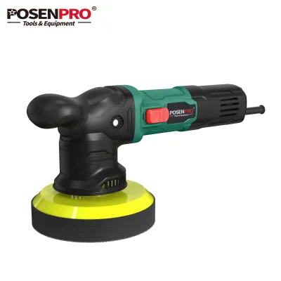 Electric Heavy Duty Mini DIY Dual Action Polisher 230V/50Hz 800W for Car Detailing Posenpro 125/150mm Disc Diameter 1 Year