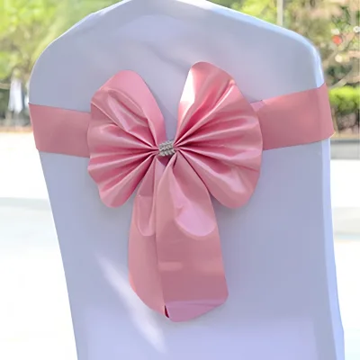 Wholesale Spandex Chair Cover Sash Bands Wedding Banquet Use Chair Cove R/Bands