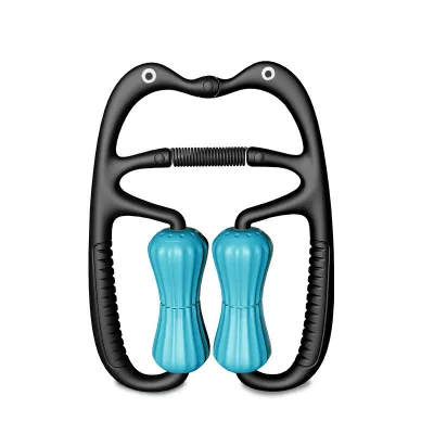 2025 New Style Spring Massage Roller for Arms, Thigh, Waist and Neck, Upgraded Spring Leg Clamps for Deep Tissue Therapy