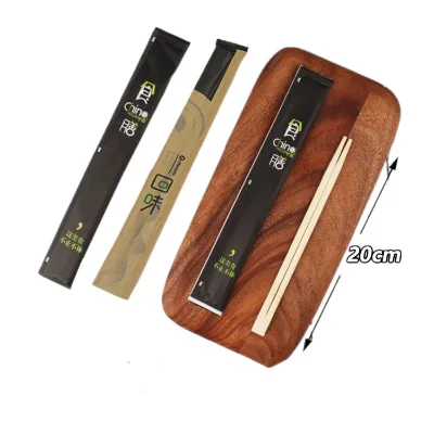 China Supplier Free Sample Custom Printed Disposable Bamboo Chopstick Paper Sleeve