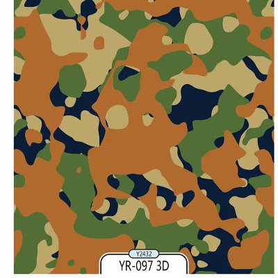 Green Camouflage Thermal Transfer Film Figure Transfer Paper & Film