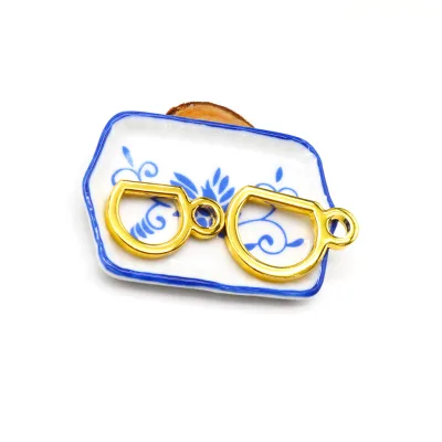 Bag Semi-round Mountings, Thickened Teacup Shape Connecting Ring, New Fashion Double D Buckle, DIY Hanging Accessories Pendant