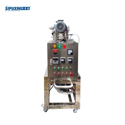 50L Stainless Steel Movable Vacuum Homogenizer Agitator Mixer with AC Motor Fixed Flange Sealing for Lotion and Chemicals
