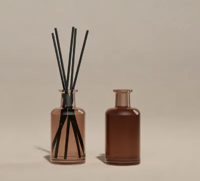 Hot Selling Luxury Professional Designer Custom Logo High Borosilicate Glass Home Decor Glass Reed Diffuser