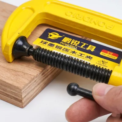 Heavy Duty Ductile Iron T-Thread G/C Clamps High Torque Hand Tool for DIY Industrial Grade Carpenter Woodworking