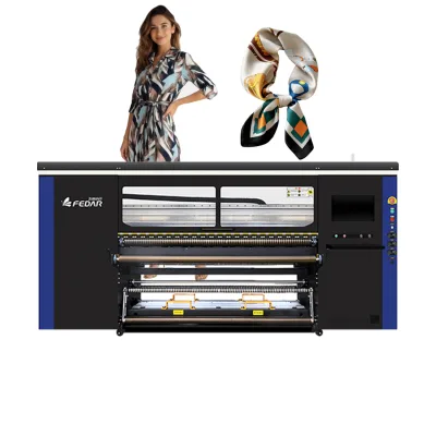 Sublimation Inkjet Printer I3200 16 Heads 1900mm Max Width Digital Heat Transfer for Textile Fabric Printing
