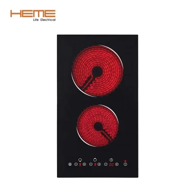 Hot Sale Home Appliances Sensor Touch Control Electric Stove Built in Infrared Cooktop With 2 Burner Ceramic Hob