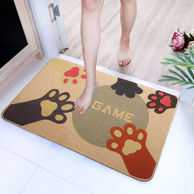 High Quality Non Slip Rubber Door Absorbent Floor Mat Custom Doormat