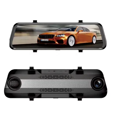 9.66 Inch 1080p Vehicle Dvr Video Recording Live Streaming Remote Control Car Black Box Reverse Camera for Cars with Display