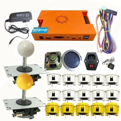 Arcade Game Raspberry Pi Joystick Arcade Cabinet Kit Arcad 2 Players Control Arcade Diy Kit/diy Arcade Kit/arcade Kit