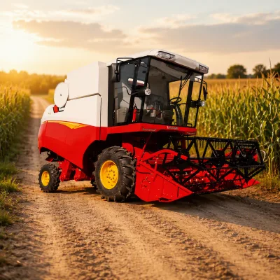 8kg/s Grain Harvester GM80 175HP 3.25m Header for Wheat Rice Soybean