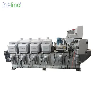 Belino Horizontal New Wood Chopping Machine Artifical Brushing Polishing Aging for Solid Wood Furniture Wire Drawing Machinery