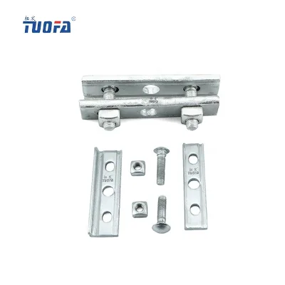 Hot Dip Galvanized Steel Clamp Brida 2 Pernos