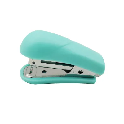 Manufacturer Direct Sales 12 Sheets Colorful Stapler Machine Cute Mini Portable Stapler for Promotional School Office Stationery
