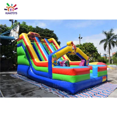 Commercial Inflatable Bouncer House with Slide  for Kids with Blower Repair Kit