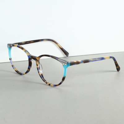 Eyewear Frames Glasses Transparent Color Full Rim Eyeglasses Acetate Square Optical Glasses