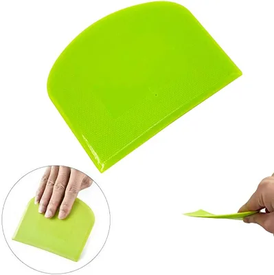 Food-safe Plastic Dough Scraper & Cutter with PE Material Spatula Design for Bread Cake Pastry Kitchen Baking