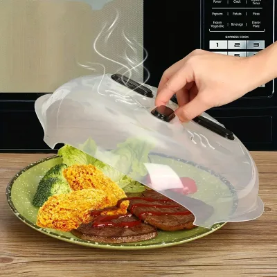 Splash Proof Food Cover, Oil Proof Microwave Oven Heating Special Cover,Suitable for Microwave Ovens and Kitchen Supplies