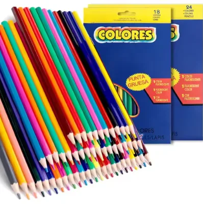 Factory Whosale High Quality Colour Pencil in Paper Box 12 18 24 36 48 Colors Painting Colors Pencil Set