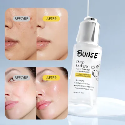 Private Label Moisturizing Anti Aging Wrinkles Dark Spot Skincare Collagen Retinol Face Serum With Hyaluronic Acid Peptides