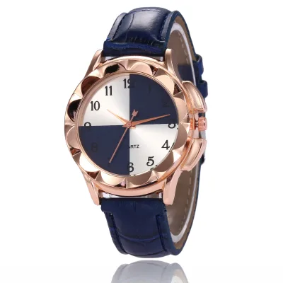 Ladies Quartz Wristwatch with Leather Strap Simple Dial Design Fashion Casual Dress Watch for Women Relogio Feminine