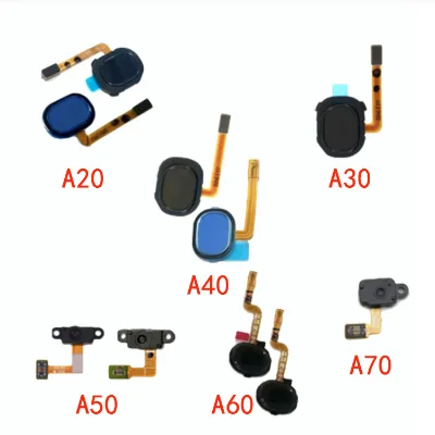 Fingerprint for Samsung A20 A30 A40 A50 A60 A70 Home Button Flex,Mobile Phone Flex Cables for Samsung A20 Fingerprint Sensor