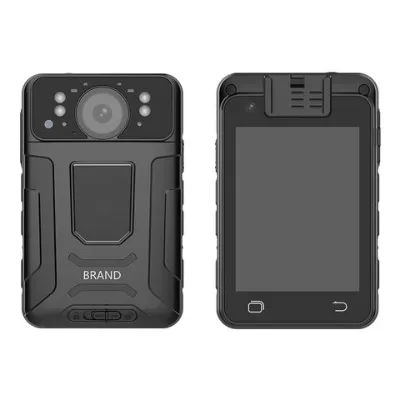4G 2K HD Body Worn Camera Dual Cameras with Wifi&Bluetooth and GPS with 2.8'' Touch Screen IP68 Waterproof Recorder Camera