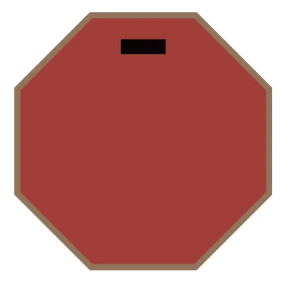 Factory Wholesale Price Octagon Mute Rubber Surface Drum Pad Practice Pad for Beginner and Drummers