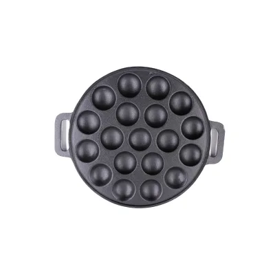 15 Holes Cast Iron Grill Pan/ Poffertjes Pan/Japanese Takoyaki