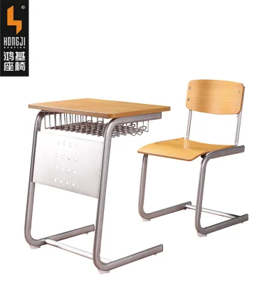 Excellent Customer Service School Furniture Manufacturers in Gauteng Wooden School Desk and PP Chairs for Sale