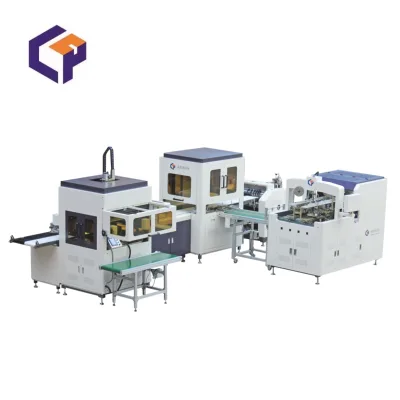 Automatic Hard Box Machine Supplier the Box Can Use for Packing Flower Cosmetic Sweet Etc Two Piece Box Making Machine