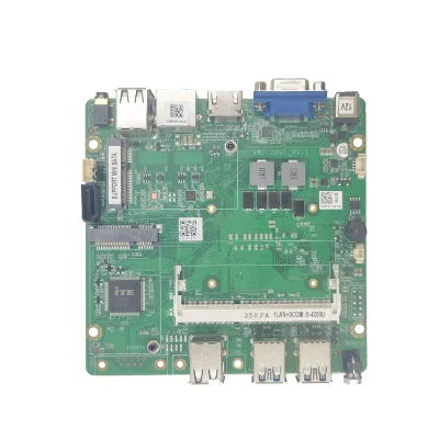Factory Nano Itx Motherboard 4200U 5200U DDR3L HD VGA Dual Display 4*USB2.0 4*USB3.0 Fanless Motherboard