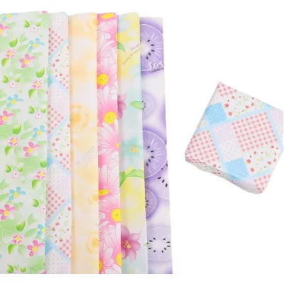 Rose Sorbet Paper 38g Thickened Lined Wrapping Paper Handmade DIY Floral Flowers Wrapping Paper