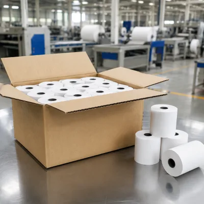 Factory Custom Self Adhesive Label Rolls Blank Barcode Sticker Wholesale