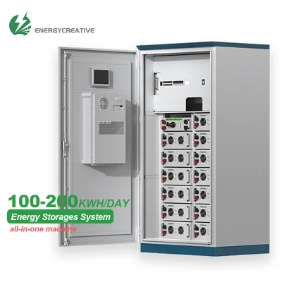 EnergyCreative 100KWh All-in-One BMS System for Commercial Solar Battery Energy Storage Air Cooling with Lifepo4 Battery Type