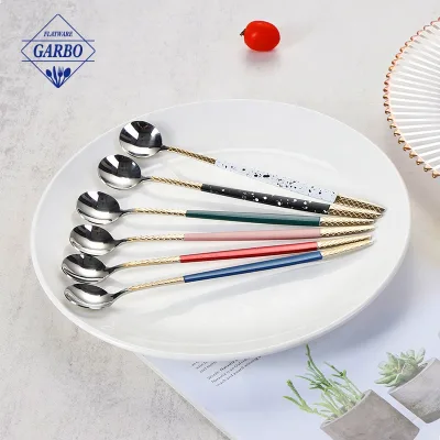Stock Flatware Factory Manufactured Rose Golden Plated Steak Knife Set Premium Quality Cutlery Set Stainless Steel Utensil