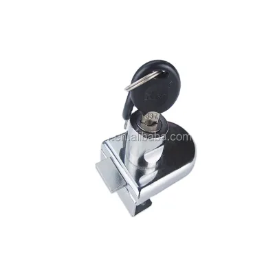 Hot Selling 408 Glass Display Showcase Lock Furniture Safety Glass Cabinet Drawer Lock