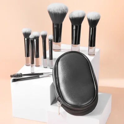 Wholesale Soft Hair Powder Eye Shadow Brush Private Label Travel Makeup Brush Tool Set Hot Sell Travel Makeup Brush Set