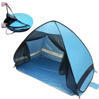 Beach Tent Fully Automatic 2 Seconds Open Outdoor Sunshade Tent Anti-mosquito Beach Tent